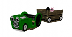 G110-002 - Big Tractor With Trailer (Website)
